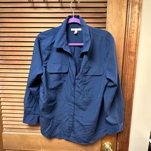 Banana Republic navy button down